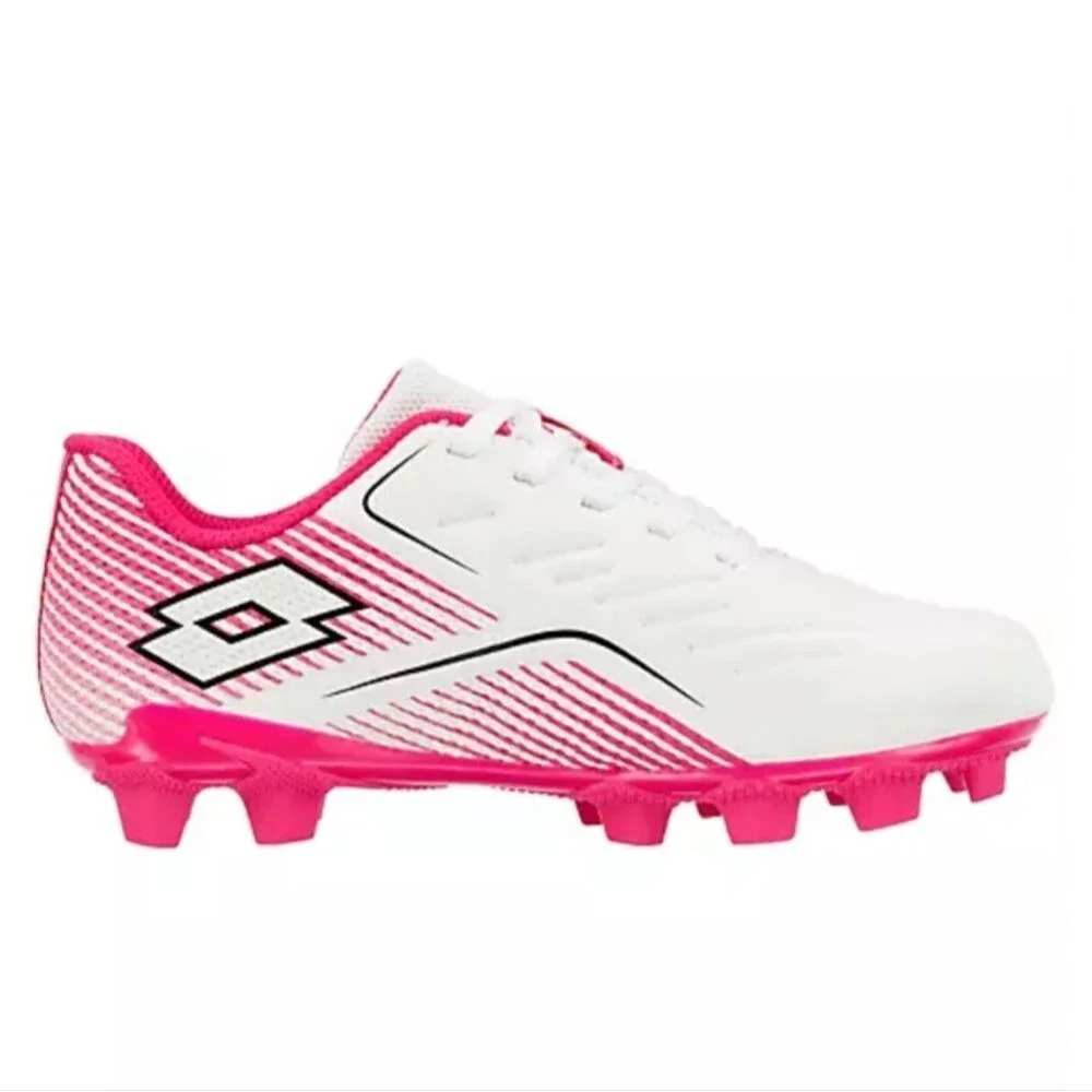 Lotto Toddler Girls' Roma 500 Soccer Cleats, Pink White, Sz 9K